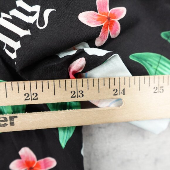 Inn n Out Burger Shirt Mens Large Green Hawaiian 75th Anniversary Button Up NEW - Picture 6 of 10